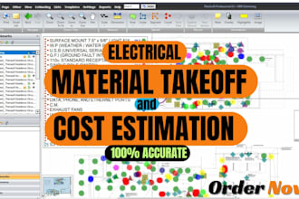 do electrical cost estimating and material takeoff