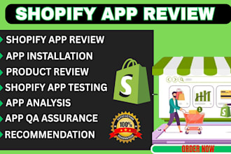 do shopify app review install shopify app testing for product review and QA test