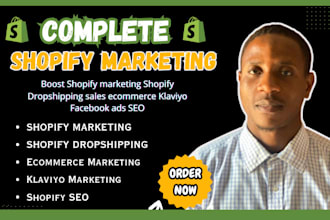 boost shopify marketing shopify dropshipping sales ecommerce klaviyo fb ads SEO