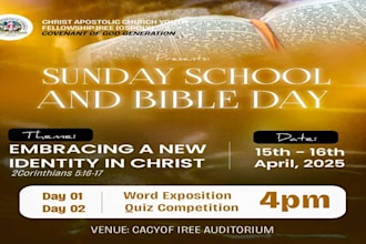 design a professional church banner business and church flyer retractable banner