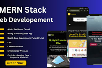 build custom mern stack web apps react node js for saas ecommerce