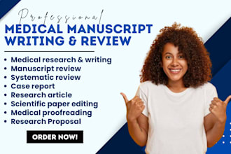 write medical manuscript review research article systematic review case report