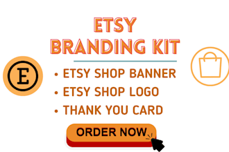 design etsy shop banner, digital products design, etsy banner, etsy kit, etsy
