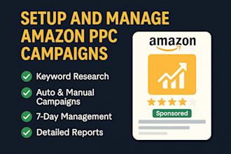 setup and manage amazon PPC campaigns for 1 asin