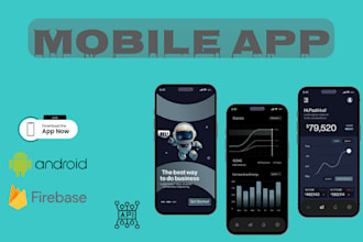 custom ios and android mobile apps using flutter and firebase