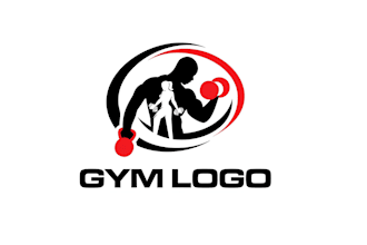 do modern physical fitness, bodybuilding, gym, yoga logo design