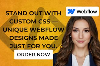 customize your webflow website with custom CSS for unique modern design