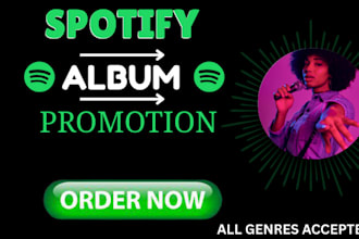 do viral spotify promo, music album promotion to boost growth