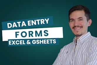 build a dynamic data entry form in excel or google sheets