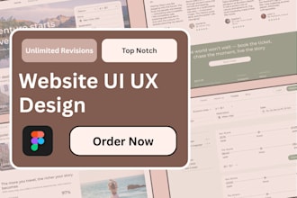 design website UI UX in figma