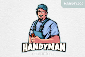 design real estate, construction, property, handyman, logo design