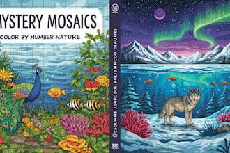 create mystery mosaic color by number of color activity book adult and children