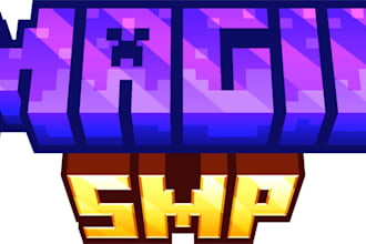 make perfect and fun minecraft smp logo