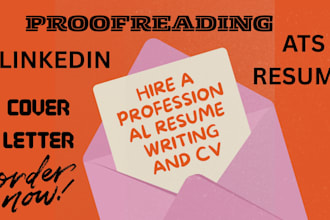 offer professional resume writing, resume and cover letter, linkedin