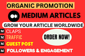 promote your medium article and massive follower