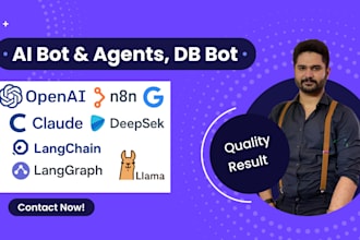 do perfect custom ai chatbots, llms, rag systems, langchain and chat gpt prompt