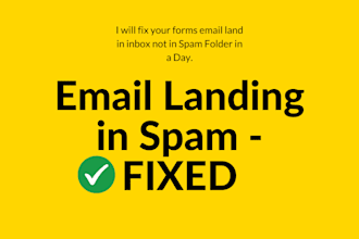 stop emails landing in spam  full SMTP and dns fix
