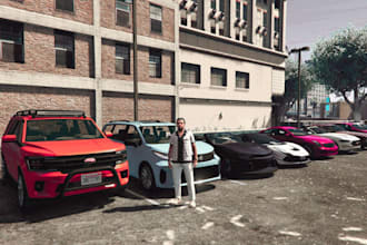 convert fix 3d car, 3d truck model, gta san andreas car into fivem or gtav