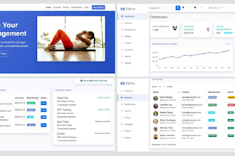 do website development as a full stack developer, frontend, backend, database