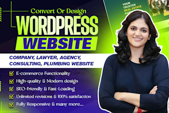 design, redesign company, lawyer, agency, consulting, plumbing wordpress website