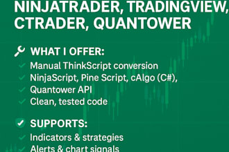 convert thinkorswim thinkscript to ninjatrader, tradingview, ctrader, quantower