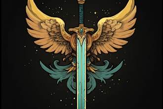 draw professional fantasy, rpg, scifi game, nft logo
