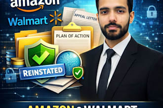 draft amazon and walmart account suspension plan of actions and appeal
