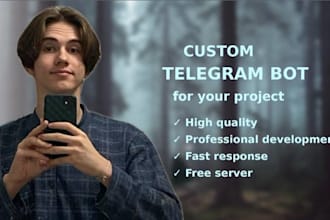 develop custom telegram bots