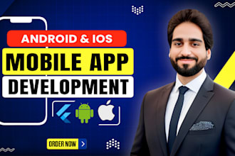 do custom flutter app development, android and ios, mobile app development