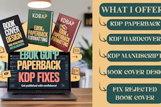 fix book cover, resize, modify rejected book cover for amazon KDP, ingramspark