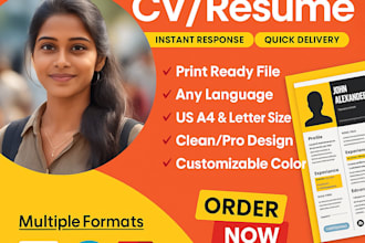your professional CV maker in any language