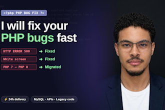 fix bugs and errors in your PHP website or web app