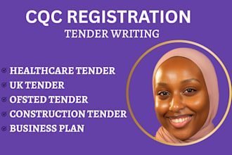 write healthcare tender bid proposal cqc registration policy construction