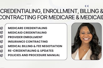 do credentialing, enrollment, billing and contracting for medicare and medicaid