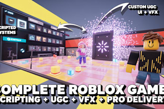 develop a complete roblox game with custom scripting and mechanics