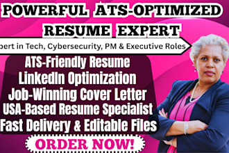 write ats cybersecurity scrum master project manager business manager IT resume
