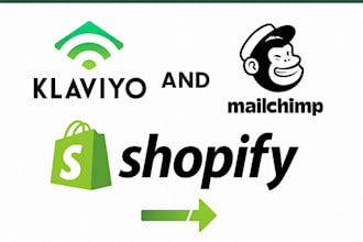 integrate klaviyo or mailchimp and automate shopify order fulfillment email flow