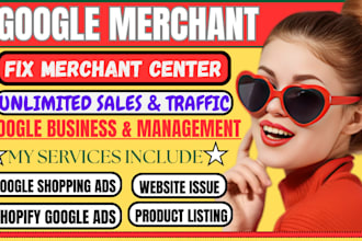 fix google merchant center suspension,fix gmc product errors,setup shopping ads