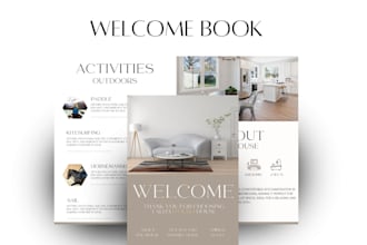 do a custom welcome book for your airbnb guests