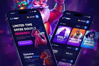 develop igaming website, sport bet website, blackjack, slot, crash game, poker