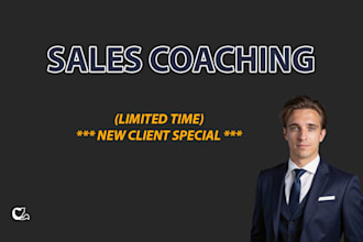 coach you how to sell your product or service with confidence