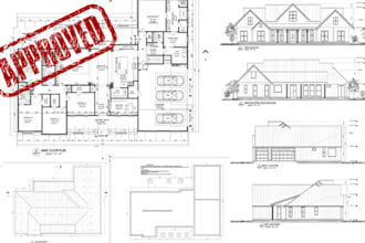 do architectural, structural, mep, and construction drawings for city permit