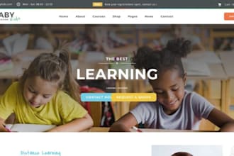 design daycare website preschool website daycare website kindergarten website