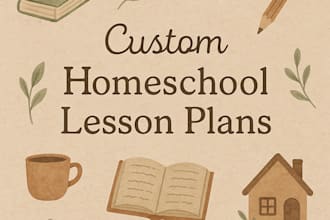 custom homeschool lesson plans and learning guides