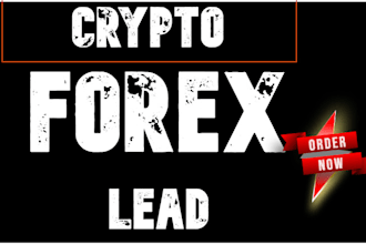 provide you valid HQ forex lead, crypto lead, investor lead, b2blead, fresh lead