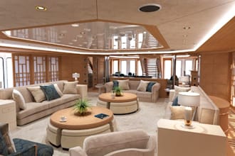 redesign 3d yacht interior, boat, exterior design, 3d cgi rendering, rhinoceros