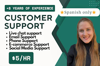 be your spanish customer service specialist