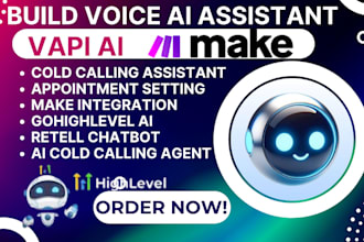 setup vapi ai calling agent, ghl chatbot, retell ai voice agent, vapi, make com