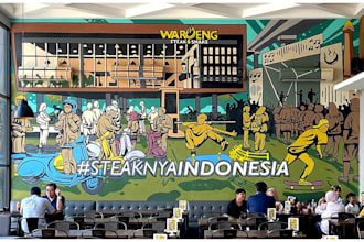 draw mural concept for your space