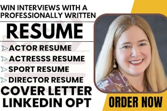craft an actor acting actress tv director sports media athlete resume and CV